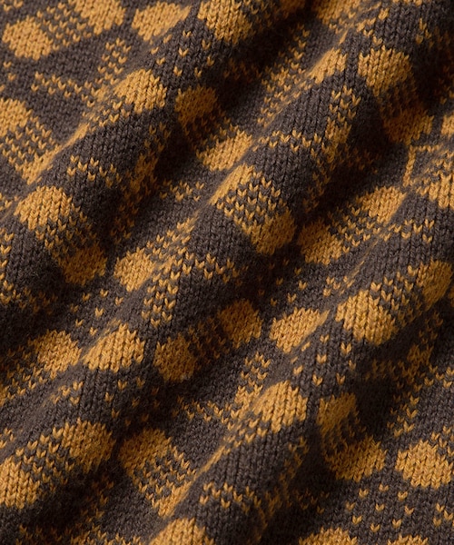 Saturdays NYC(サタデーズ ニューヨークシティ )の「GREG BLOCKPRINT SWEATER(ニット/セーター・レディース・サックス/ダークブラウン・XL/L/S/M)」の19枚目の写真