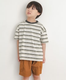 URBAN RESEARCH DOORS | 『150サイズあり』ランダムボーダーワイドTシャツ(KIDS)(Tシャツ/カットソー)