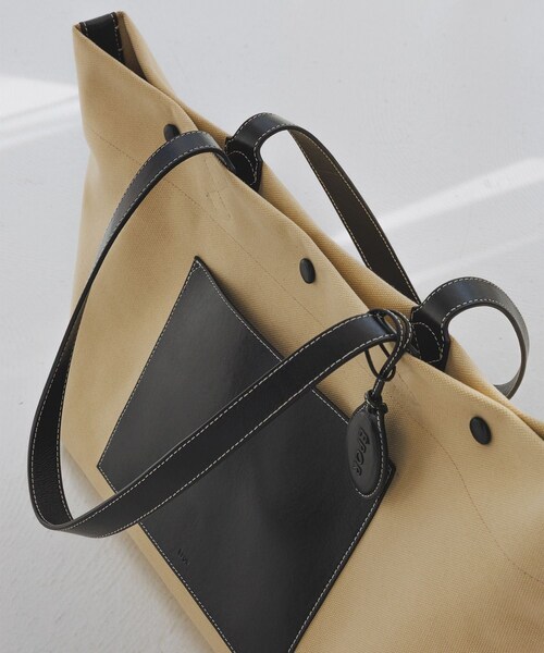 ROPE'（ロペ）の「【E'POR】【A4/PC対応・内側撥水・軽量】SAIL BAG(セイルバッグ)/26SS新型（トートバッグ・レディース・ブラウン/ベージュ・F）」の21枚目の写真