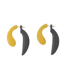 UN3D. | BI-COLOR DROP PIERCE(ピアス（両耳用）)