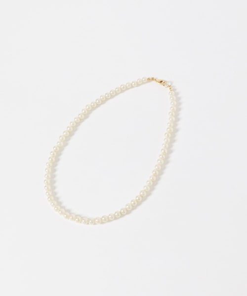 URBAN RESEARCH（アーバンリサーチ）の「『別注』gren by M×URBAN RESEARCH　スフレパールチョーカー42CM（ネックレス・レディース・WHT・-）」の3枚目の写真
