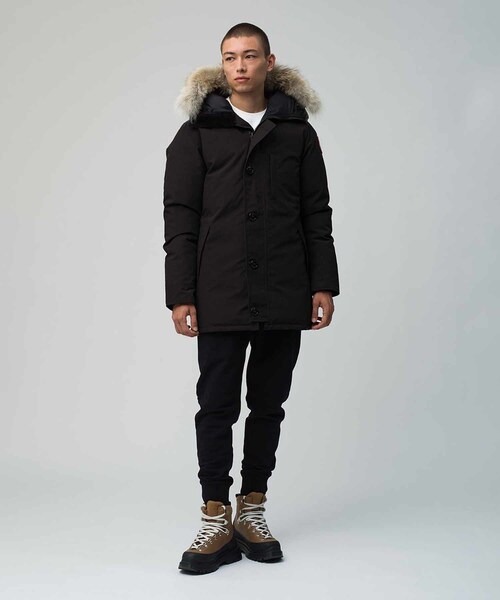 ADAM ET ROPE'（アダムエロペ）の「【CANADA GOOSE】JASPER PARKA（ダウンジャケット/コート・メンズ・ブラック・L/M/XL）」の5枚目の写真