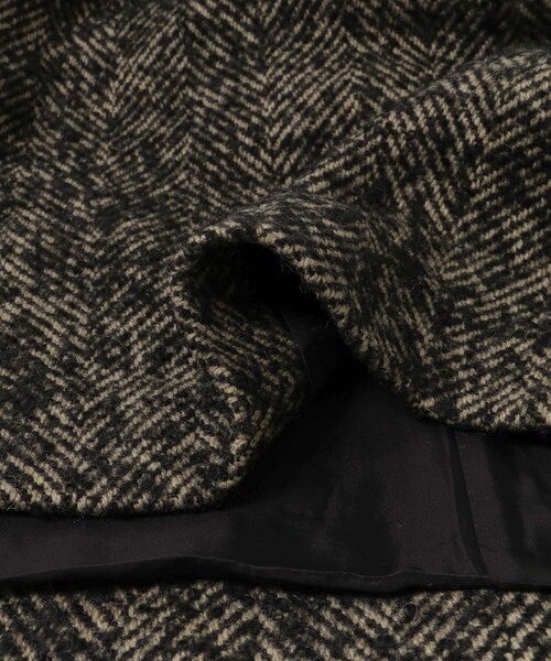 URBAN RESEARCH ROSSO（アーバンリサーチロッソ）の「ウール混ループツイードミニスカート（スカート・レディース・OFF×BLACK/CAMEL×BK・36/38）」の20枚目の写真