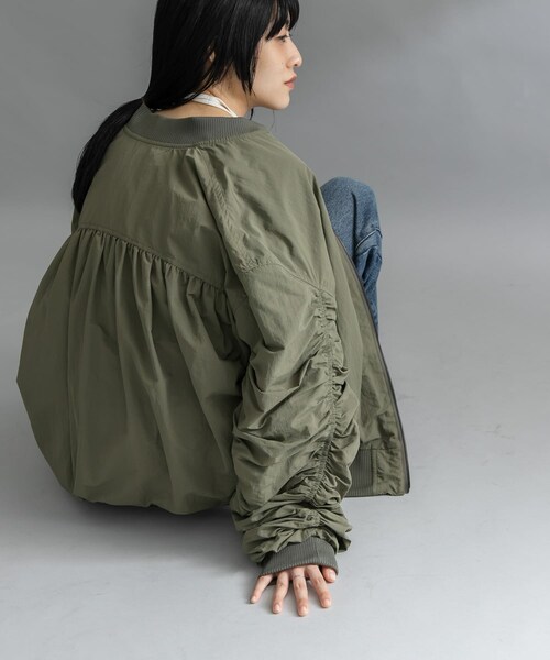 『WEB/一部店舗限定』BACKシャーリングMA-1