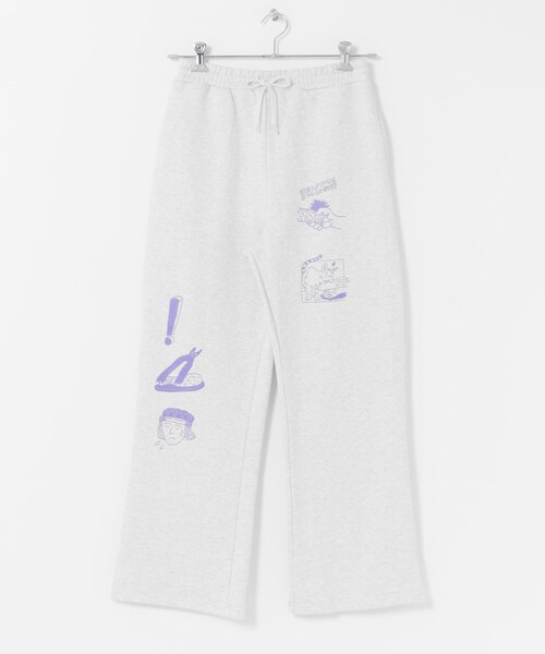 URBAN RESEARCH DOORS（アーバンリサーチドアーズ）の「Common Noun　norahi裏起毛スウェットパンツ（スウェットパンツ・レディース・Black/Gray/Beige・M）」の2枚目の写真