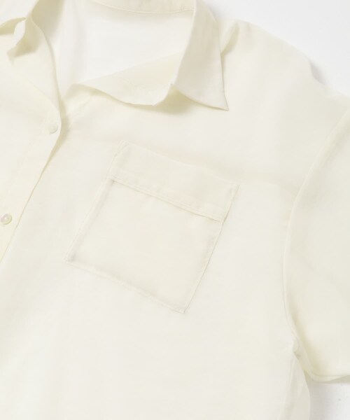 URBAN RESEARCH ROSSO（アーバンリサーチロッソ）の「シアースキッパーシャツ（シャツ/ブラウス・レディース・OFF/BLACK/SAX/YELLOW・Free）」の7枚目の写真