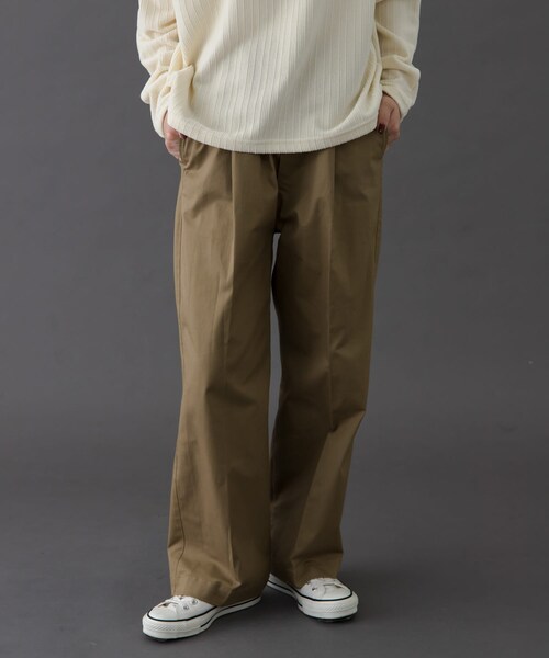 URBAN RESEARCH DOORS(アーバンリサーチドアーズ)の「FORK&SPOON イージーチノパンツ(チノパンツ・レディース・BLACK/BEIGE・1/2)」の16枚目の写真