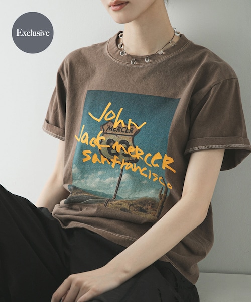URBAN RESEARCH(アーバンリサーチ)の「『別注』J.J.Mercer×URBAN RESEARCH PHOTO PRINT T-SHIRTS(Tシャツ/カットソー・レディース・WHITE/CHARCOAL/BROWN・M)」の3枚目の写真