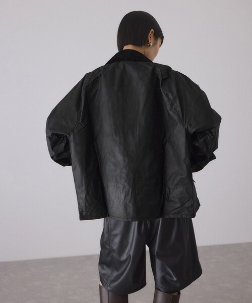 ADAM ET ROPE'（アダムエロペ）の「【J’aDoRe限定】【Barbour（バブアー）】OS TRANSPORT WAX JACKET（その他アウター・レディース・ブラック/カーキ・34/36）」の14枚目の写真