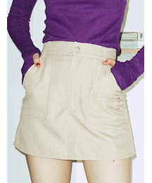 jouetie | カラーステッチミリタリースカパン(スカート)