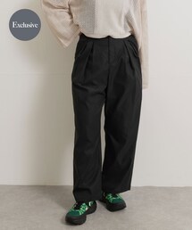 THE GOODLAND MARKET | 『別注』MIDIUMISOLID×TGM　tuck wide tapered PT(その他パンツ)