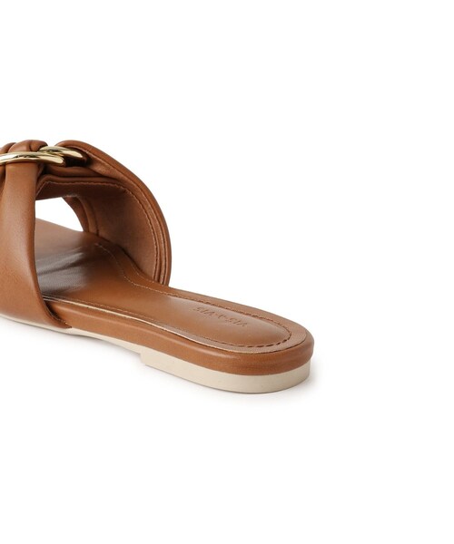 VIS（ビス）の「フラットスライドサンダル（サンダル・レディース・ブラック/キャメル・L/M/S）」の13枚目の写真