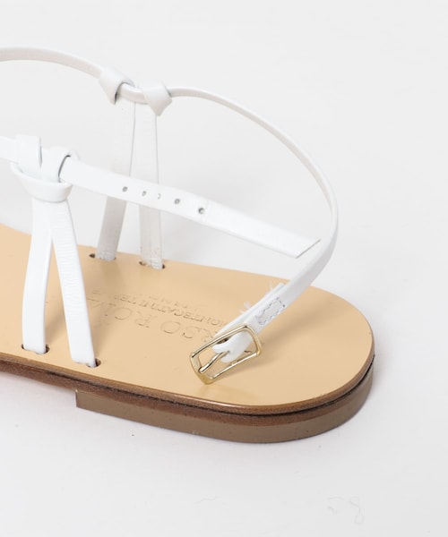 かぐれ（カグレ）の「CORSO ROMA, 9　STRAP SANDAL（サンダル・レディース・WHITE/BLACK・36/37/38）」の10枚目の写真
