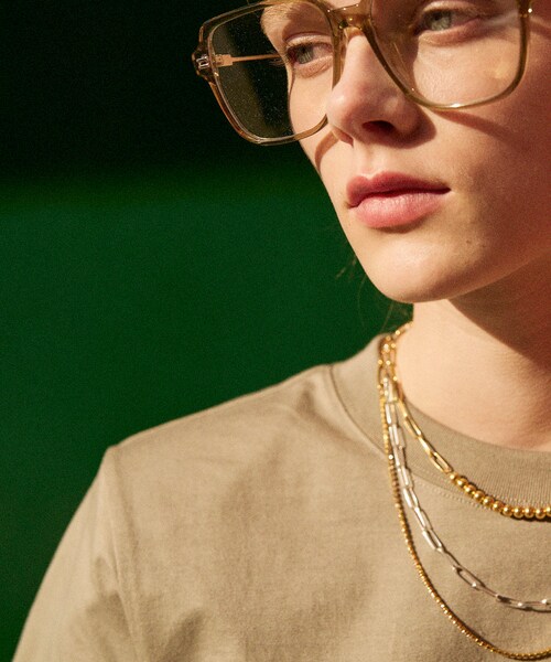 ADAM ET ROPE'(アダムエロペ)の「【KNOWHOW jewelry for ADAM ET ROPE'】別注 肩パッドTシャツ(Tシャツ/カットソー・レディース・ブラック/グレー/ホワイト・F)」の15枚目の写真