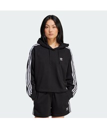 adidas | アディカラー スリーストライプス ショートパーカー(パーカー)