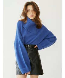 EVRIS | スリットタートルネックニットプルオーバー(ニット/セーター)