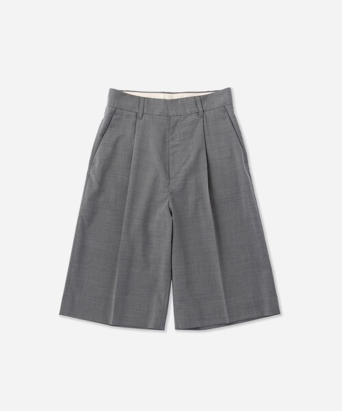 Saturdays NYC(サタデーズ ニューヨークシティ )の「Kim Pleated Shorts | WOMEN(その他パンツ・レディース・グレー/ネイビー・L/M/S)」の7枚目の写真