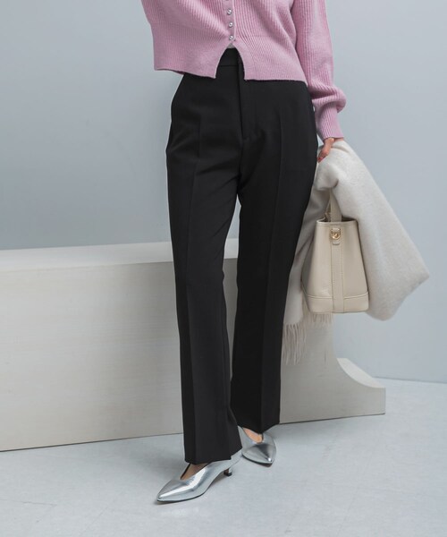 URBAN RESEARCH ROSSO（アーバンリサーチロッソ）の「スリットフレアストレッチパンツ（その他パンツ・レディース・IVORY/BLACK・36/38）」の18枚目の写真