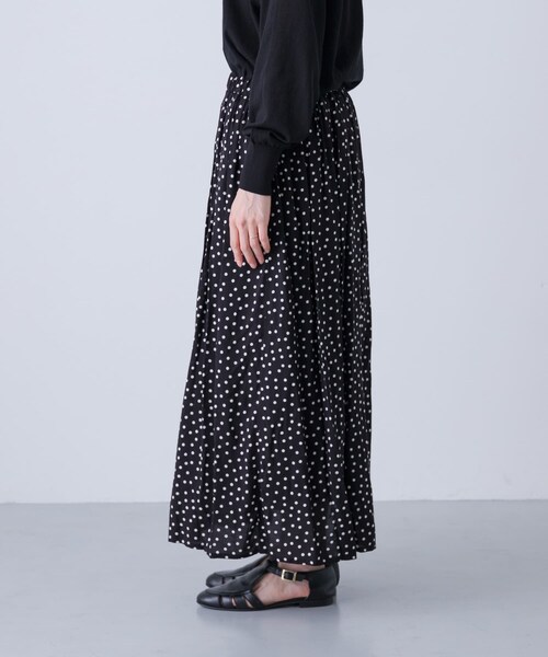 かぐれ（カグレ）の「ドットギャザースカート（スカート・レディース・BLACK・Free）」の12枚目の写真