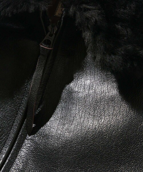 ADAM ET ROPE'(アダムエロペ)の「【BUZZ RICSONS WILLIAM GIBSON COLLECTION】BLACK G-1(ライダースジャケット・メンズ・ブラック・40/42/44)」の18枚目の写真