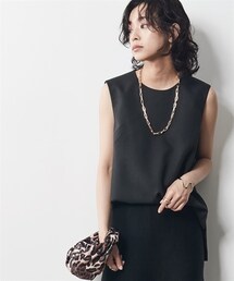 CHIC STYLE | 大きいサイズノースリーブブラウスシックスタイル(シャツ/ブラウス)