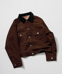 URBAN RESEARCH | Gurank GOAT SUEDE TRUCKER JACKET(その他アウター)