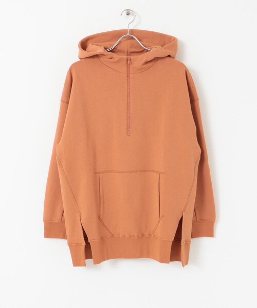 EKAL（エカル）の「EKAL　コハニングライトウエイトフーディー（パーカー・レディース・グレージュ/サーモン/チャコール・one）」の22枚目の写真