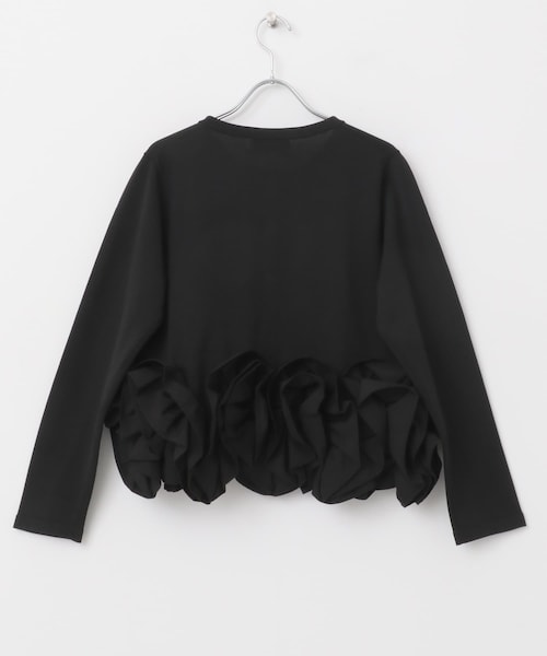 URBAN RESEARCH ROSSO（アーバンリサーチロッソ）の「Mewl　ペタルフリルカーディガン（カーディガン/ボレロ・レディース・WHITE/BLACK・Free）」の13枚目の写真