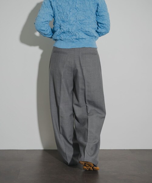 THE GOODLAND MARKET（ザグッドランドマーケット）の「cwtch　2TUCK WOOL SLACKS（その他パンツ・レディース・GRAY/CHARCOAL・1/2）」の16枚目の写真
