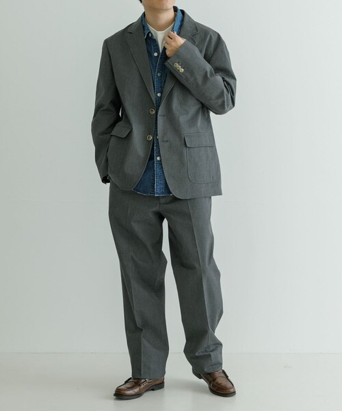 URBAN RESEARCH(アーバンリサーチ)の「FREEMANS SPORTING CLUB BLEECKER TROUSERS(その他パンツ・メンズ・61オリーブ/31グレー/51ネイビー/70カーキ・S/M/L)」の8枚目の写真