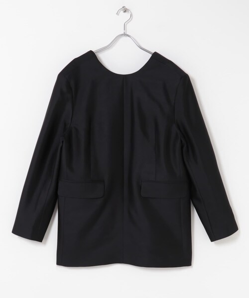 URBAN RESEARCH ROSSO（アーバンリサーチロッソ）の「UNiPH　シルクウールツイルプルオーバー（シャツ/ブラウス・レディース・ブラック・1）」の12枚目の写真