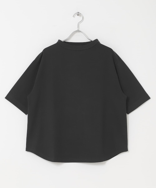 URBAN RESEARCH DOORS(アーバンリサーチドアーズ)の「FORK&SPOON ボトルネックショートスリーブTシャツ(Tシャツ/カットソー・レディース・OFF/NAVY/CAMEL/CRMxGRN/BLACK/TURQUOISE/BEGxBLK・1)」の3枚目の写真