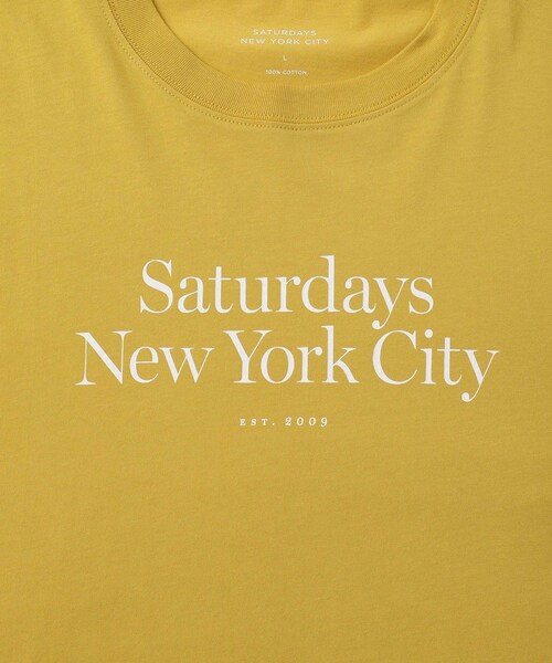 Saturdays NYC（サタデーズ ニューヨークシティ ）の「Miller Standard LS Tee（Tシャツ/カットソー・レディース・グレー/イエロー・L/M/S/XL）」の21枚目の写真