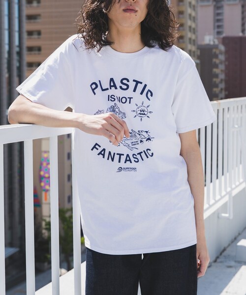 THE GOODLAND MARKET（ザグッドランドマーケット）の「SURFRIDER FOUNDATION　Message T-shirts（Tシャツ/カットソー・メンズ・off・S/M/L/XL）」の6枚目の写真