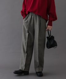 FORK&SPOON | FORK&SPOON ウールライクツイルイージーパンツ(その他パンツ)