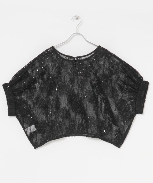 URBAN RESEARCH ROSSO（アーバンリサーチロッソ）の「TORRAZZO DONNA　Botanical pattern spangle blouse（シャツ/ブラウス・レディース・BLACK/IVORY・FREE）」の14枚目の写真