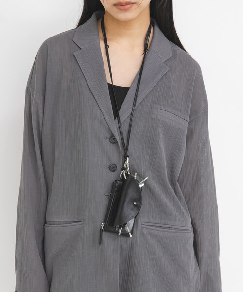 KBF（ケイビーエフ）の「マルチポーチネックショルダー2（その他雑貨・レディース・BLACK/D.BROWN・One）」の21枚目の写真