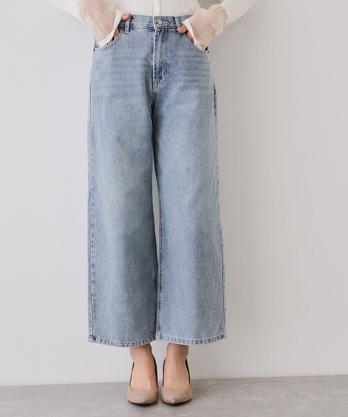 Jayro（ジャイロ）の「デニムワイドパンツ（デニムパンツ・レディース・ブラック系/ブルー系・M/S）」の7枚目の写真