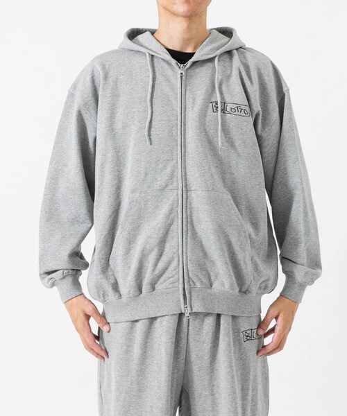 URBAN RESEARCH（アーバンリサーチ）の「LOTTO　itteki LOGO ZIP HOODIE（パーカー・メンズ・BLACK/GRAY・M/L/XL/XXL）」の10枚目の写真