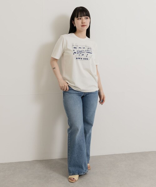THE GOODLAND MARKET（ザグッドランドマーケット）の「NUDIE JEANS　Joni T-Shirt（Tシャツ/カットソー・レディース・Offwhite・S/M/L）」の7枚目の写真