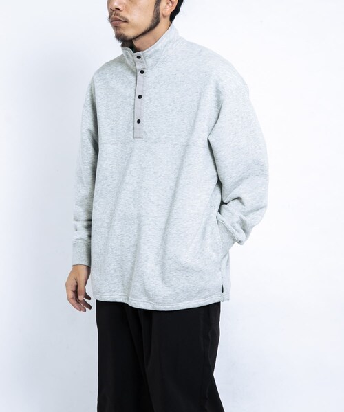 EKAL（エカル）の「『UR TECH』ドライスウェットプルオーバー（スウェット・メンズ・グレー/ブラック・M/L）」の21枚目の写真