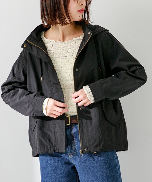URBAN RESEARCH Sonny Label（アーバンリサーチサニーレーベル）の「撥水マウンテンパーカー（マウンテンパーカー・レディース・オフ/ブラック/ベージュ/カーキ・36/38/40）」の16枚目の写真