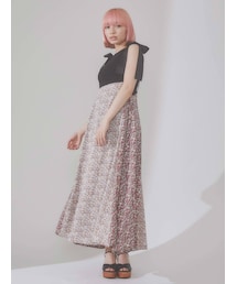 merry jenny | floralストラップロングスカート(スカート)