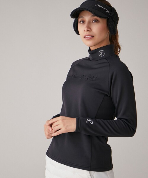 ROPE'（ロペ）の「コーデュラウラフリース エンボスプルオーバー（Tシャツ/カットソー・レディース・ブラック/ホワイト/ネイビー・L/M/S）」の5枚目の写真