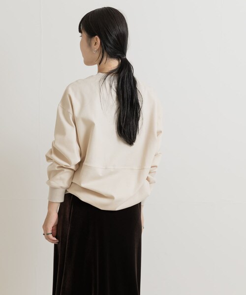 THE GOODLAND MARKET(ザグッドランドマーケット)の「『別注』MIDIUMISOLID×TGM Organic cotton pullover(Tシャツ/カットソー・レディース・IVORY/GREEN/CHARCOAL・FREE)」の14枚目の写真