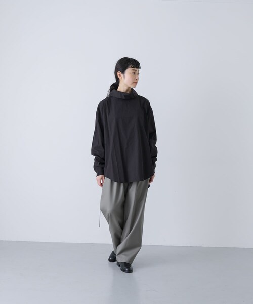 かぐれ（カグレ）の「SEEALL　FENCING SHIRTS（シャツ/ブラウス・レディース・WHITE/BLACK・46）」の10枚目の写真
