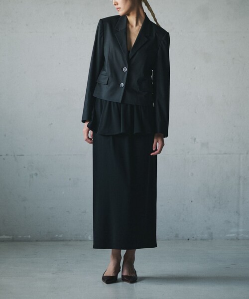 ROPE'(ロペ)の「【一部店舗限定】【REALM(レルム)】PEPLUM SKIRT|スカート(スカート・レディース・ブラック・38)」の20枚目の写真