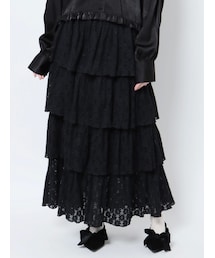 merry jenny | レースティアードスカート(スカート)