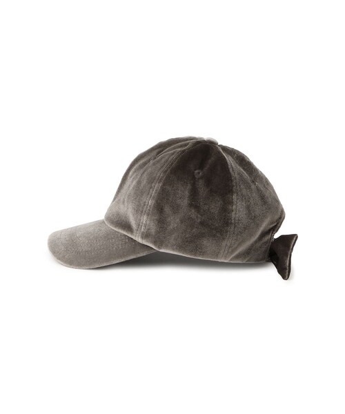 VIS(ビス)の「バックリボンベロアキャップ(キャップ・レディース・ブラック/ダークブラウン/ベージュ系・F)」の11枚目の写真