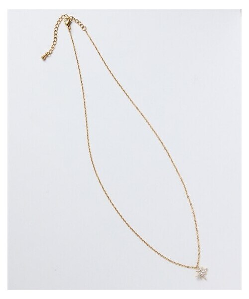 nissen（ニッセン）の「gargle（ガーグル）Zoule ゾーラ：petit luminousステンレスネックレス（キュービックジルコニア）（ネックレス・メンズ・シルバー/ゴールド・Y）」の2枚目の写真